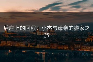 后座上的回程：小杰与母亲的搬家之旅