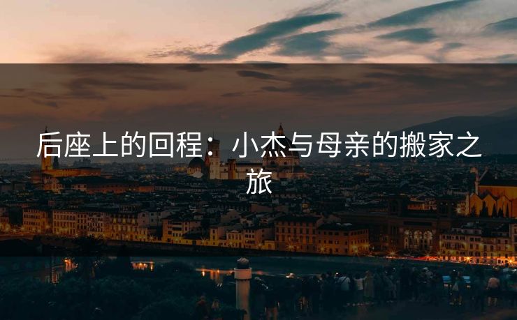 后座上的回程：小杰与母亲的搬家之旅