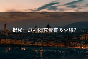 揭秘：瓜神网究竟有多火爆？